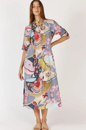 RUBY YAYA Dresses-UDITA KAFTAN PRINT
