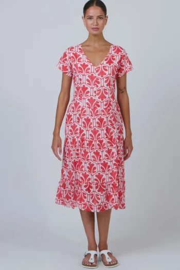 NAMASTAI Dresses-V-NECK DRESS