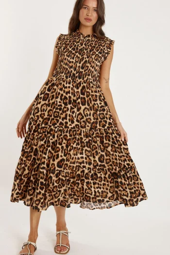 RUBY YAYA Dresses-WILD MAXI PRINT