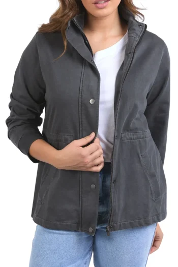 FOXWOOD Jackets|Winter Style-WINDSOR ANORAK CHARCOAL