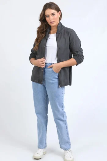 FOXWOOD Jackets|Winter Style-WINDSOR ANORAK CHARCOAL