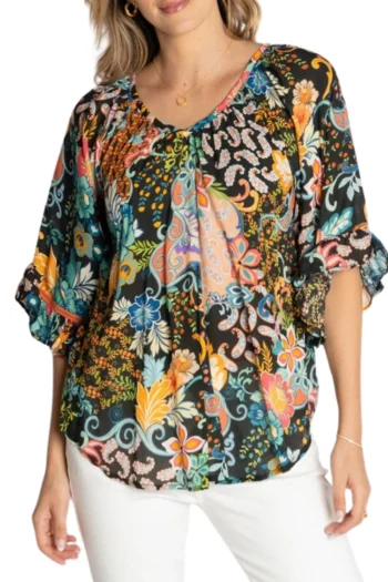 LULA LIFE Tops|Travel Essentials-YARA TOP BLACK