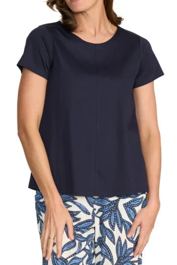 FOIL Tops-YOUVE GOT FLARE TOP