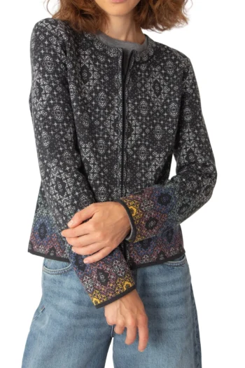 IVKO Cardigans|Winter Style-ZIP CARDIGAN GREY