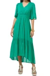 LOOBIES STORY Dresses-ZORA MIDI DRESS EMERALD