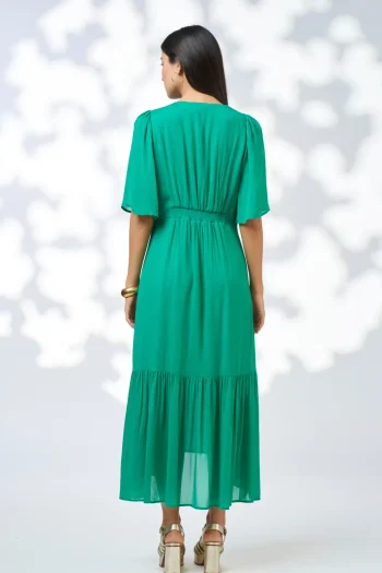 LOOBIES STORY Dresses-ZORA MIDI DRESS EMERALD